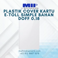 E-Toll Card Plastic Protector Simple Model Frosted 0.18