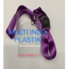 lanyard straps 2cm and plastic id card size 7cm x 11cm 1