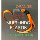 Lanyard straps 2cm and plastic card id size 9cm x 6cm Packets 4