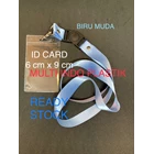 Paket Tali lanyard 2cm dan plastik id card ukuran 9cm x 6cm 4