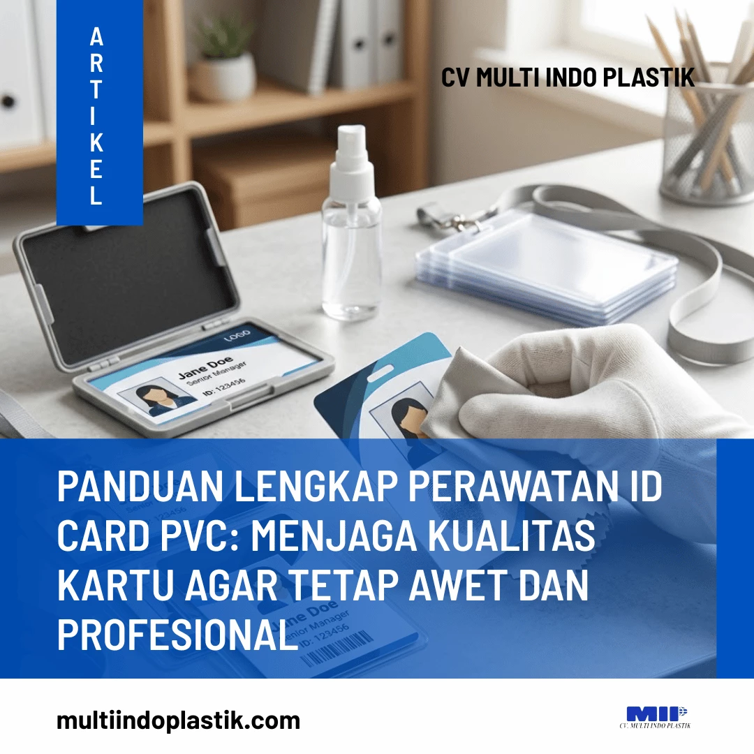 Panduan Lengkap Perawatan ID Card PVC: Menjaga Kualitas Kartu Agar Tetap Awet dan Profesional