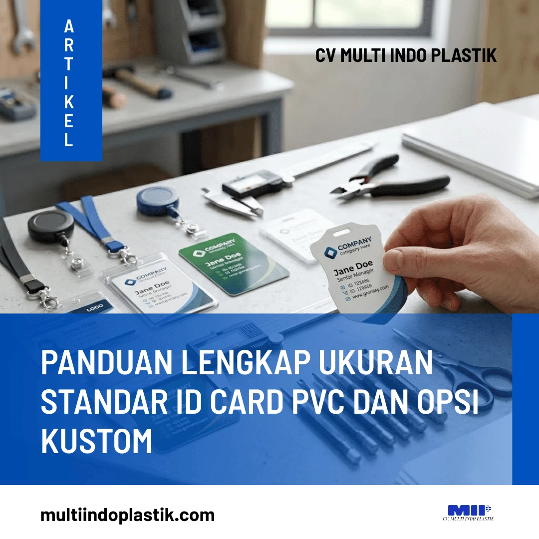 Panduan Lengkap Ukuran Standar ID Card PVC dan Opsi Kustom
